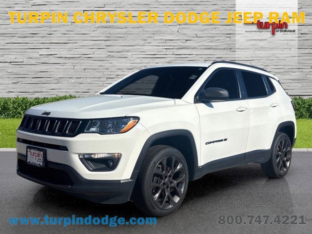 2021 JEEP Compass, white for sale in Dubuque, IA — photo 1 of 20